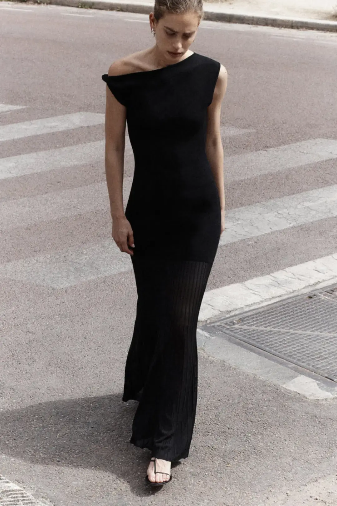 Sir The Label Indigo Twist Dress Black Size 14 for rent on The Volte - main image