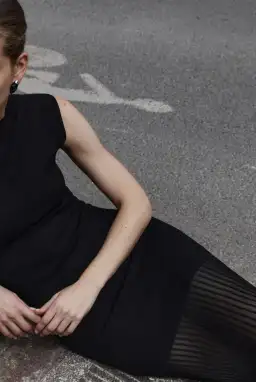 Sir The Label Indigo Twist Dress Black Size 14 for rent on The Volte - image 5