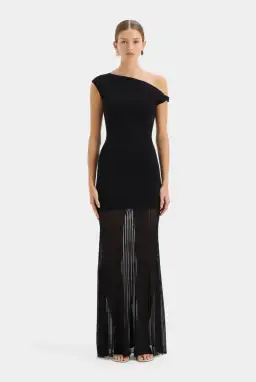 Sir The Label Indigo Twist Dress Black Size 14 for rent on The Volte - image 1