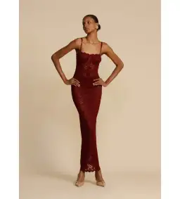 Arcina Ori Margot Dress Wine Size 8 for rent on The Volte - image 1