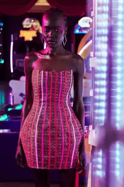 Eliya the Label Juliet Mini Dress Pink Size XS / AU 6 for rent on The Volte - image 3