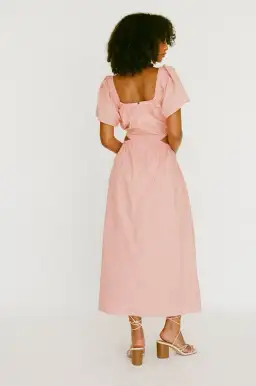 Sabo Skirt Ezzy Midi Dress Pink Size XL / AU 14 for rent on The Volte - image 3
