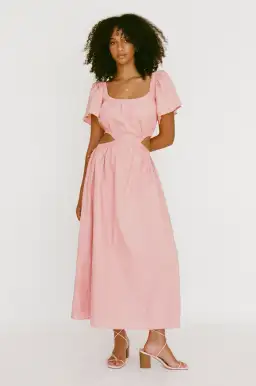 Sabo Skirt Ezzy Midi Dress Pink Size XL / AU 14 for rent on The Volte - image 1