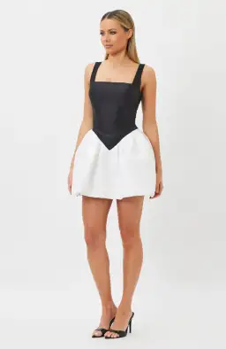 Bianca & Bridgett Alba Mini Dress Black/White Size 8 for rent on The Volte - image 5