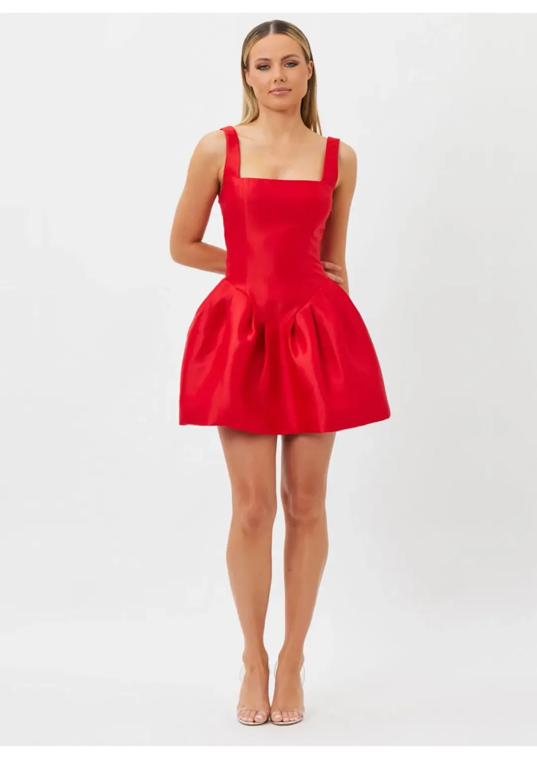 Bianca & Bridgett Alba Mini Dress Red Size 8 for rent on The Volte - main image