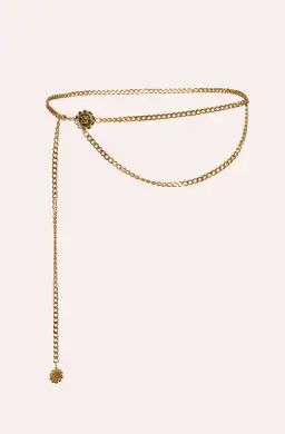Cin Cin Charm Belt Gold One Size for rent on The Volte - image 7