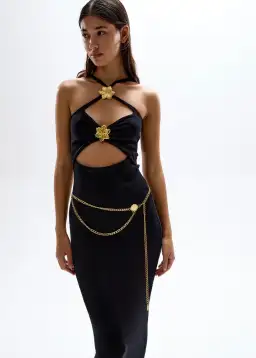 Cin Cin Charm Belt Gold One Size for rent on The Volte - image 2