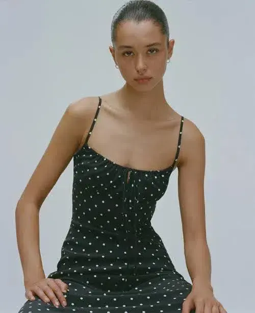 Realisation Par The Carolin Midi Dress Spot Size XS / AU 6 for rent on The Volte - main image