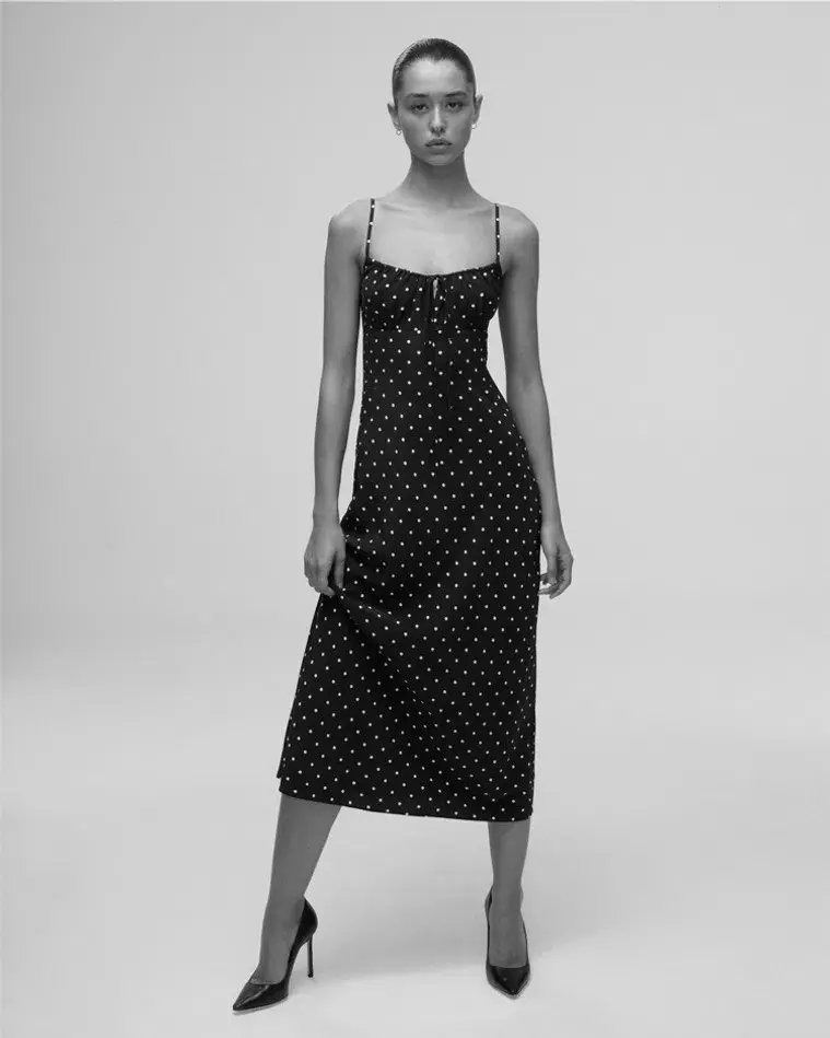 Realisation Par The Carolin Midi Dress Spot Size XS / AU 6 for rent on The Volte - main image