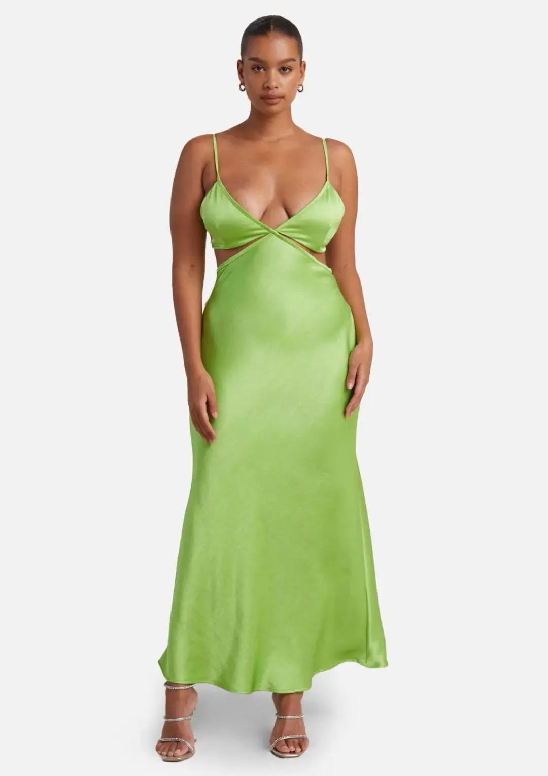 Bec & Bridge Veronique Maxi Dress Lime Green Size 8 for rent on The Volte - main image