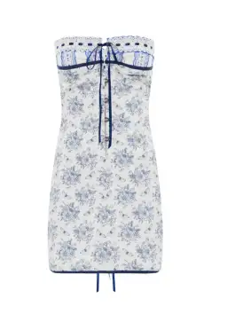 With Jean Sabrin Mini Dress in Toile Papillon Size S / AU 8 for rent on The Volte - image 2