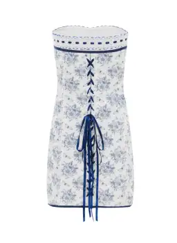 With Jean Sabrin Mini Dress in Toile Papillon Size S / AU 8 for rent on The Volte - image 3