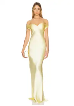 Natalie Rolt Bridget Gown Lemon Size 1 for rent on The Volte - image 1