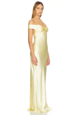 Natalie Rolt Bridget Gown Lemon Size 1 for rent on The Volte - image 2