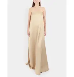 Esse Studios Gilded Column Dress Cream Size AU 6 for rent on The Volte - image 1