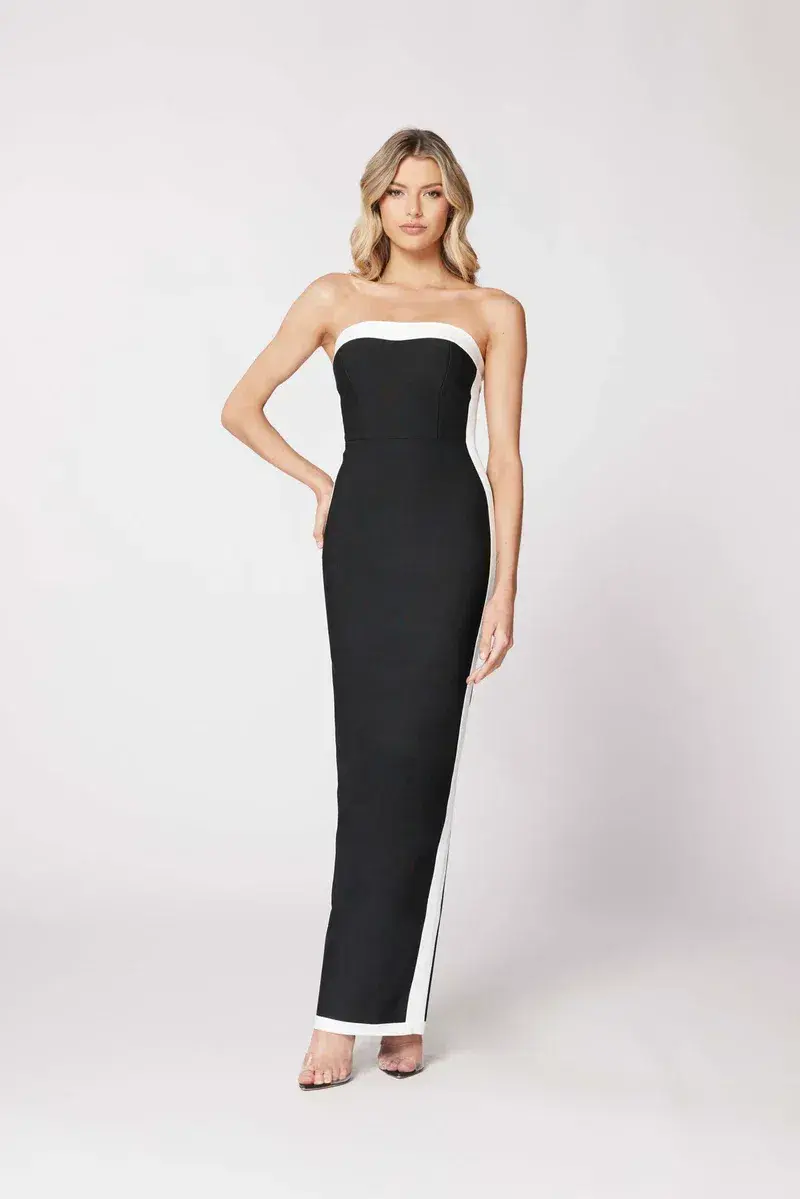 Bianca & Bridgett Ashley Dress Black Size AU 8 for rent on The Volte - main image
