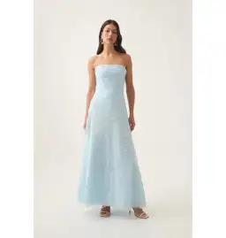 Aje Soundscape Maxi Dress Sea Breeze Size AU 8 for rent on The Volte - image 1