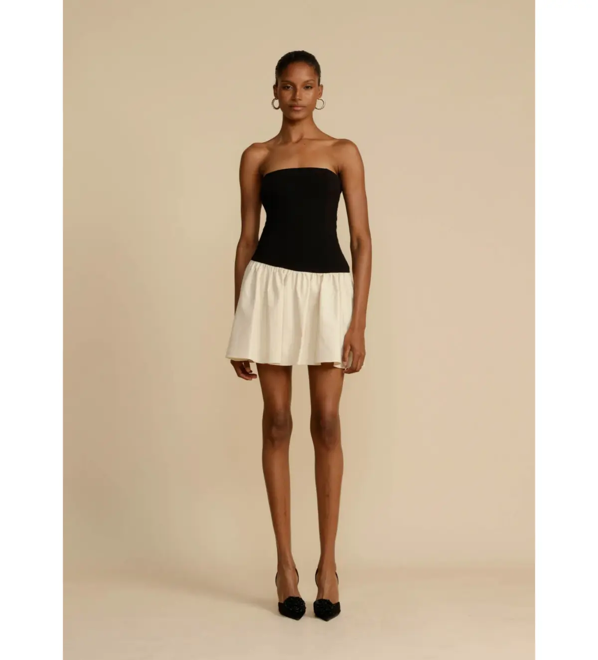 Arcina Ori Celine Mini Dress Black/White Size S/Au 8  - Image 1
