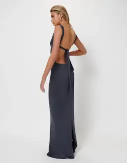 Effie Kats Helena Gown Thunder Size XS /Au 6 for rent on The Volte - image 3