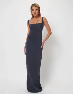 Effie Kats Helena Gown Thunder Size XS /Au 6 for rent on The Volte - image 1