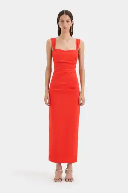 Sir Dahlia Balconette Gown in Tangerine Size 3 /Au 12 for rent on The Volte - image 1