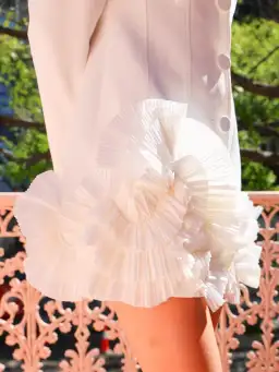 Acler Hampstead Blazer Dress In Ivory Size AU 8 for rent on The Volte - image 6