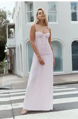 Manning Cartell Double Time Pleat Dress Hydrangea Size 6 for rent on The Volte - image 1