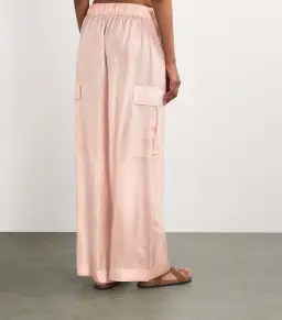 Zimmermann Manstyle Shirt Lemon and Relaxed Pocket Pants Pink Set Size 0 / AU 8 for rent on The Volte - image 3