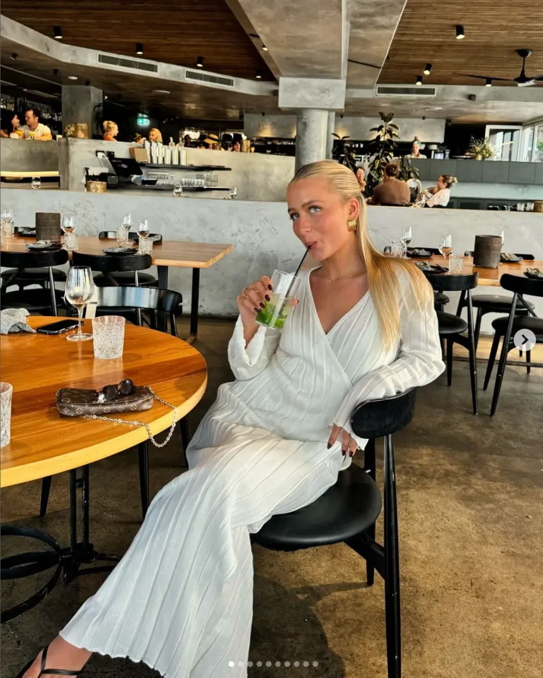 Sir The Label Isobel Wrap Dress White Size 0/Au 6 for rent on The Volte - main image