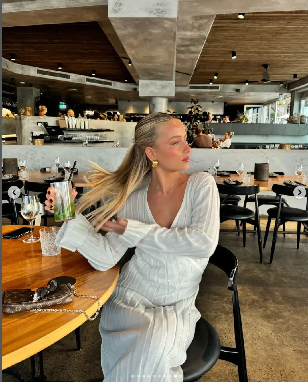 Sir The Label Isobel Wrap Dress White Size 0/Au 6 for rent on The Volte - main image