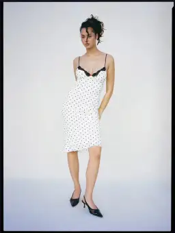 Realisation Par Jamie Petite Midi Dress Spot Size 8