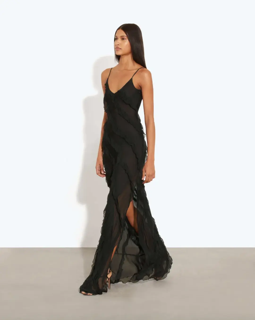 Rat & Boa Selena Maxi Dress Black Size S / AU 8 for rent on The Volte - main image
