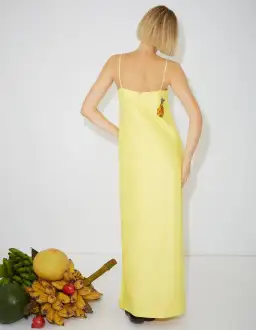 Alemais Diamond Dancer Midi Dress Yellow Size 10 for rent on The Volte - image 3