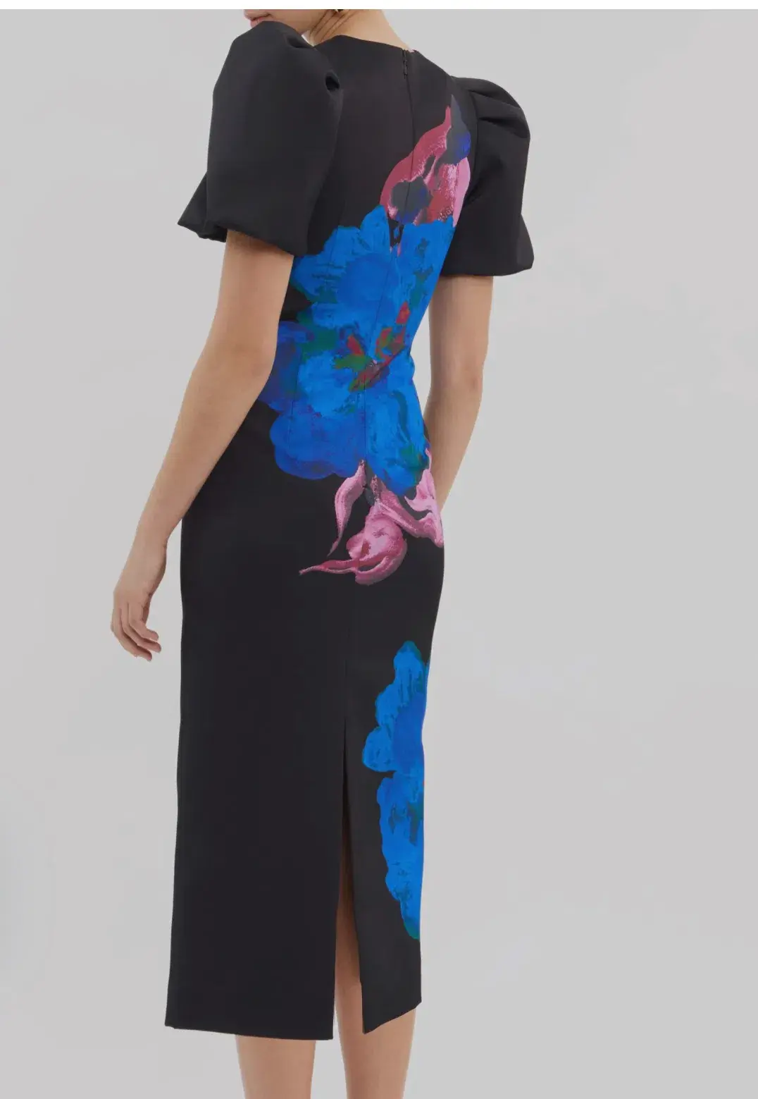 Rebecca Vallance Acid Bloom Midi Dress Floral Size 12 for rent on The Volte - main image