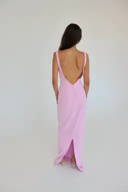 Effie Kats Verona Gown Taffy Pink Size M / AU 10 for rent on The Volte - image 3