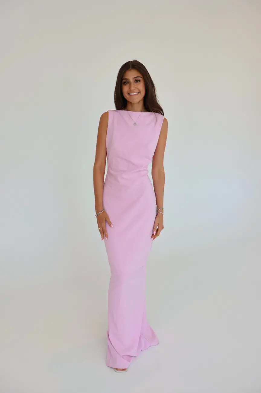 Effie Kats Verona Gown Taffy Pink Size M / AU 10 for rent on The Volte - main image