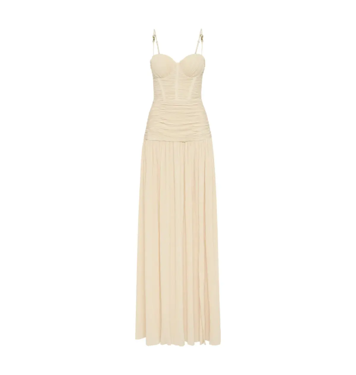 Manning Cartell Double Time Pleat Dress Nougat Size AU 10 - Image 4