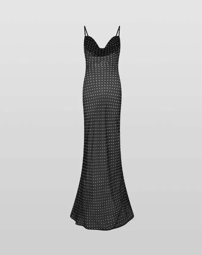 Rat & Boa Gisele Dress Black Polka Dots Size XXS / AU 4 for rent on The Volte - main image