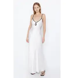 Bec & Bridge Cedar City Maxi Dress Ivory/Black Size AU 6 for rent on The Volte - image 1