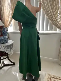 Rachel Gilbert Archer Dress Green Size 10/M for rent on The Volte - image 4