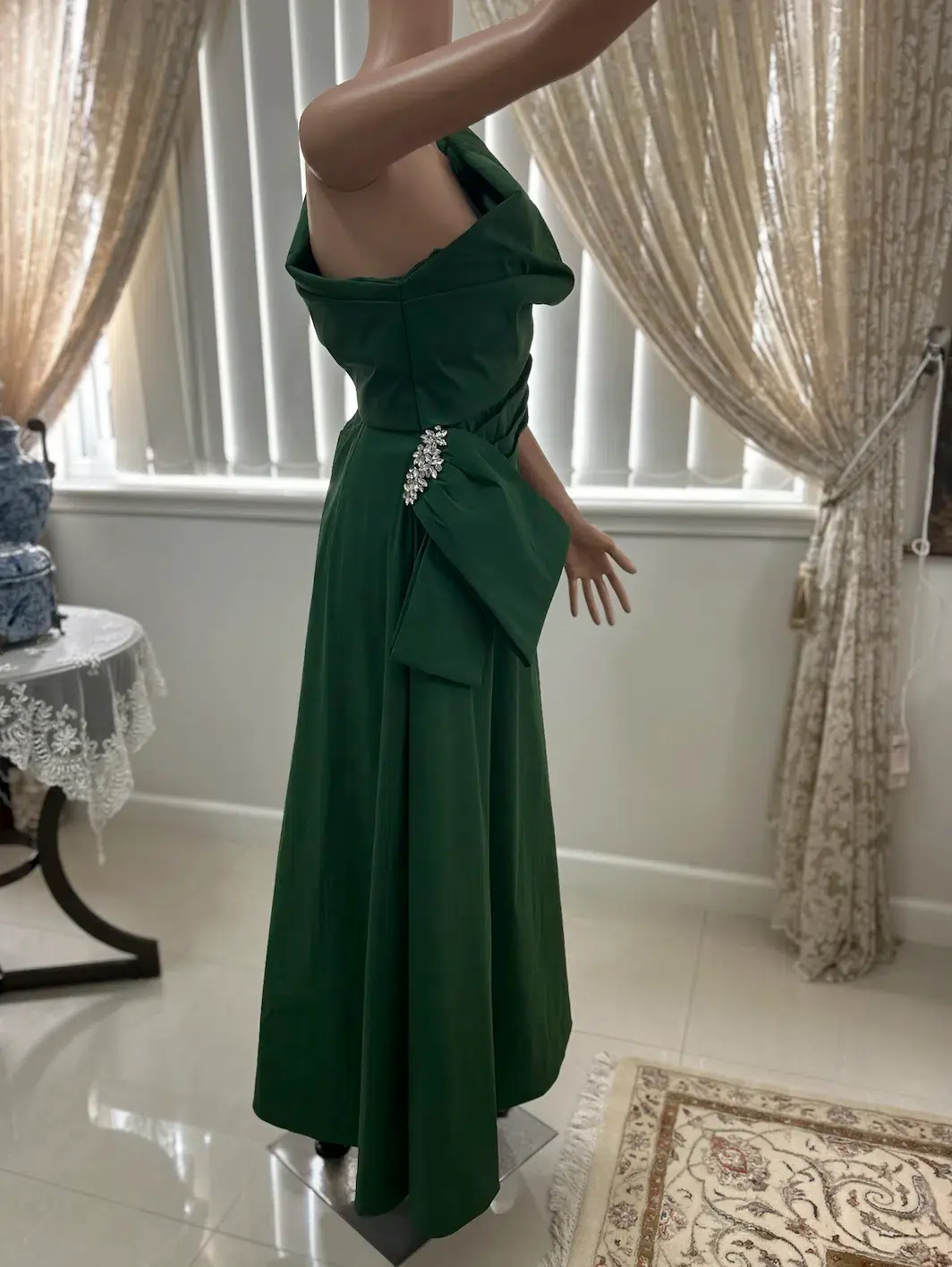 Rachel Gilbert Archer Dress Green Size 10/M for rent on The Volte - main image