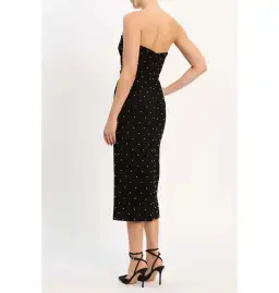 Rebecca Vallance Veronica Midi Dress in Black Size AU 10 for rent on The Volte - image 3