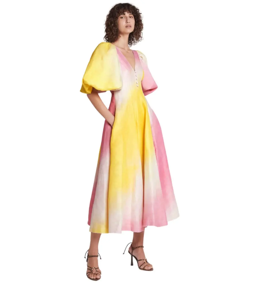 Aje Cloudburst Dress Multi Size Au 8 for rent on The Volte - main image