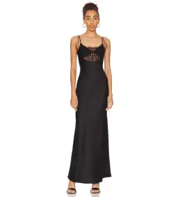 Bec & Bridge Scarlett Maxi Dress in Black Size 10