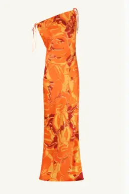 Shona Joy Chara Silk Tie Maxi Dress Chara Print Size 10 for rent on The Volte - image 3