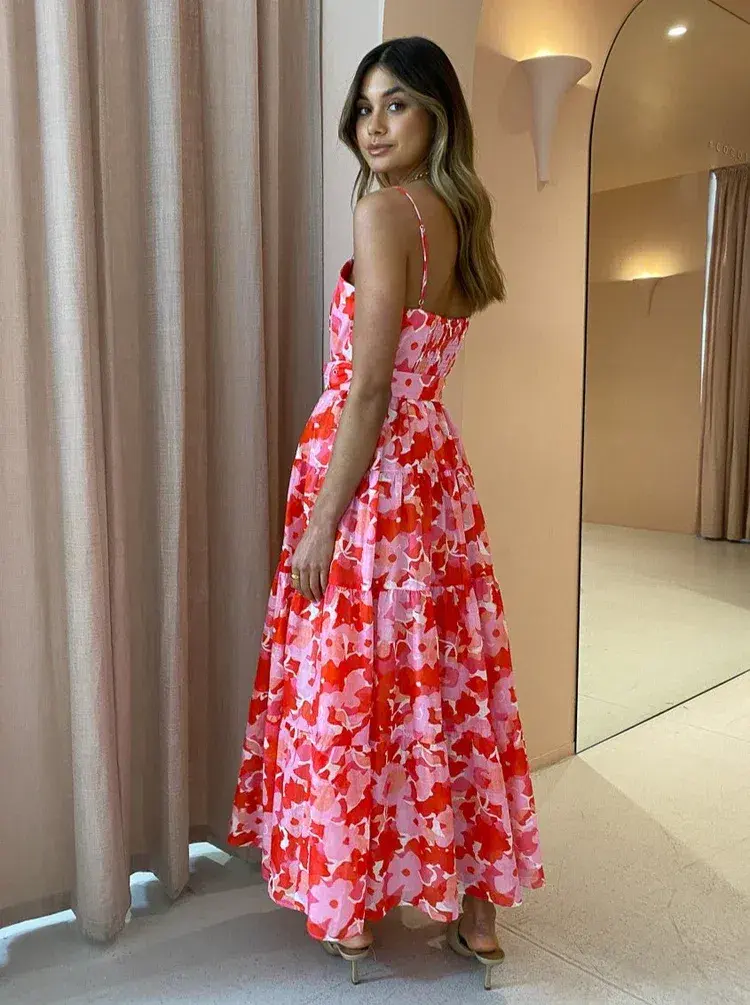 Steele Harper Dress in Camellia Size S / AU 8 for rent on The Volte - main image