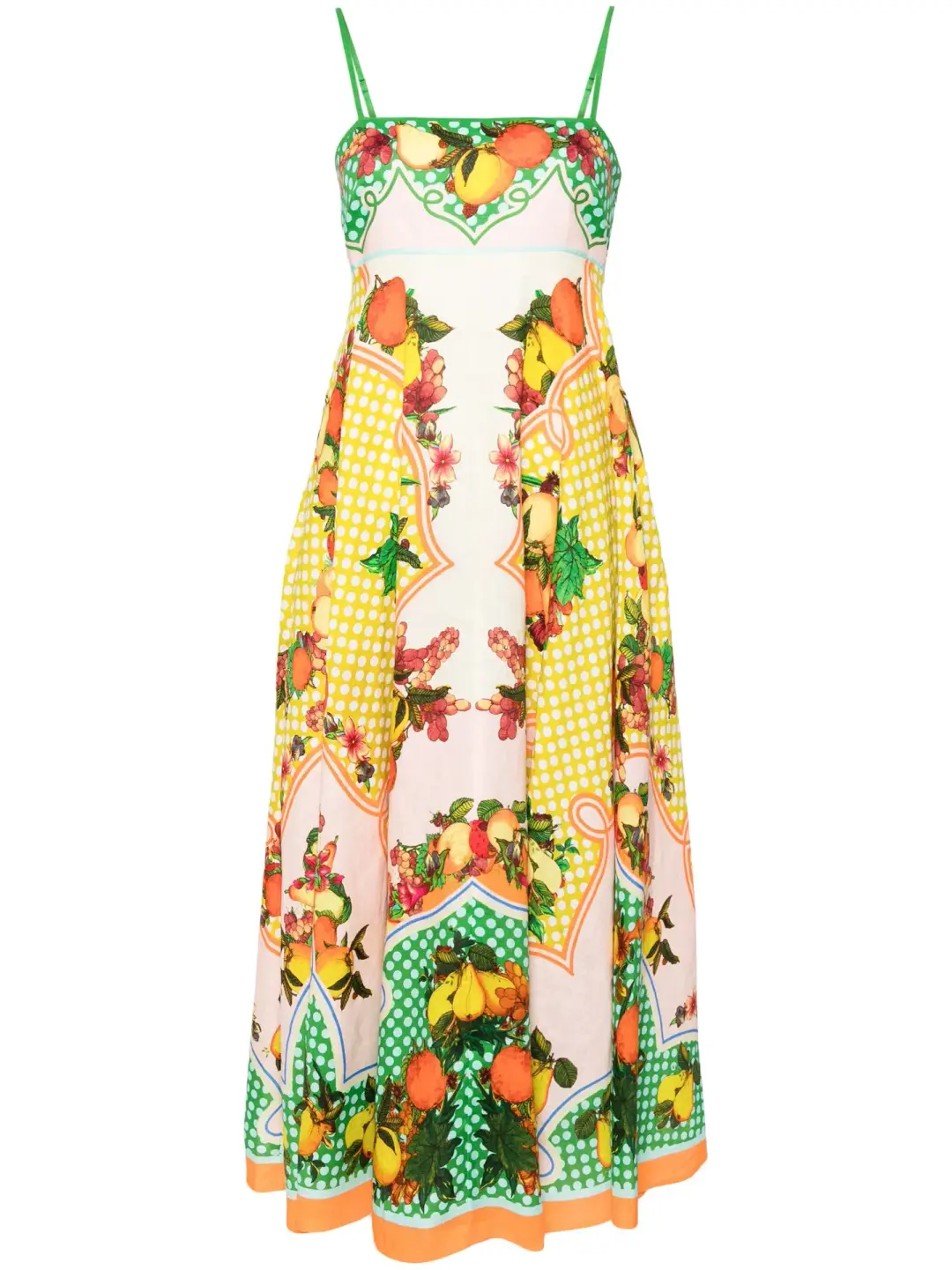 Alemais Lemonis Midi Sundress Multi Size 10 for rent on The Volte - main image