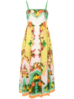 Alemais Lemonis Midi Sundress Multi Size 10 for rent on The Volte - image 4