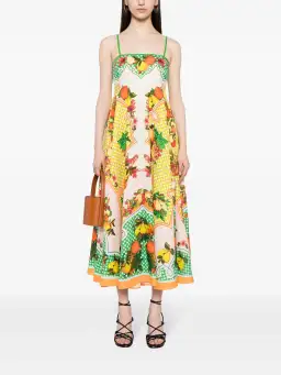 Alemais Lemonis Midi Sundress Multi Size 10 for rent on The Volte - image 1