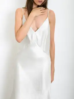 Christopher Esber Dune Structured Cami Dress Raw Silver Size 8 for rent on The Volte - image 2